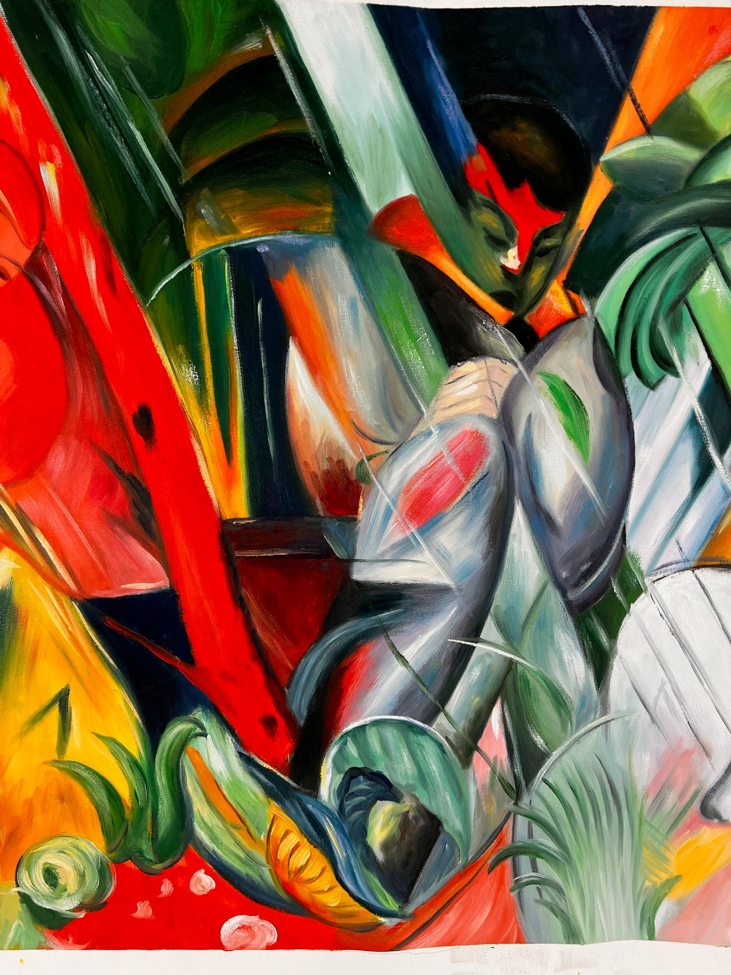 Im Regen, Franz Marc (1880–1916)