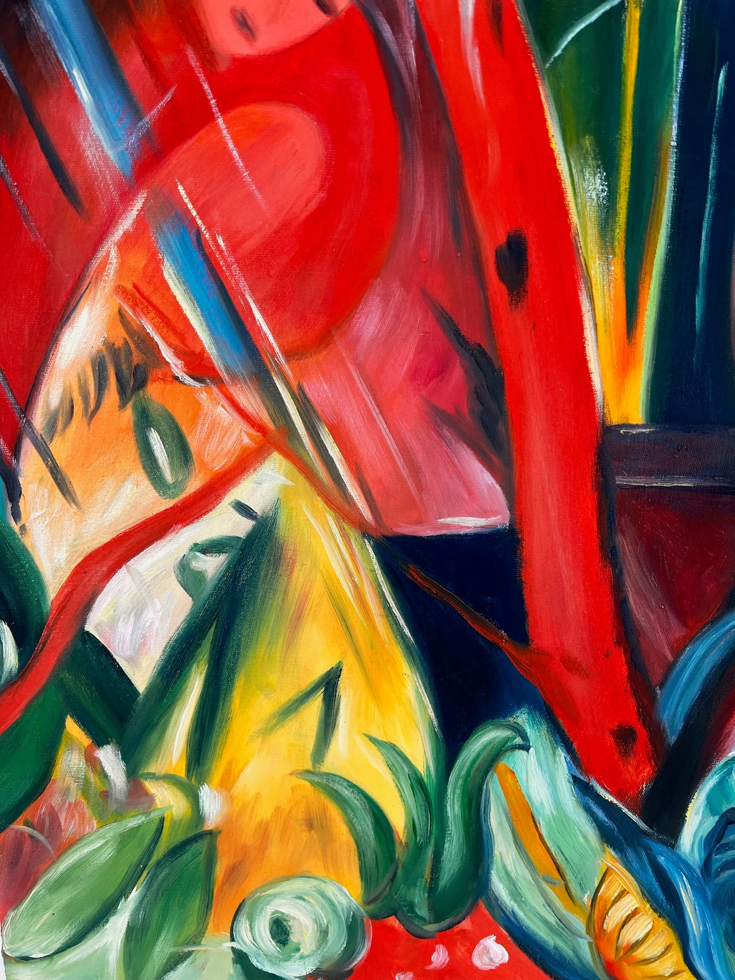 Im Regen, Franz Marc (1880–1916)