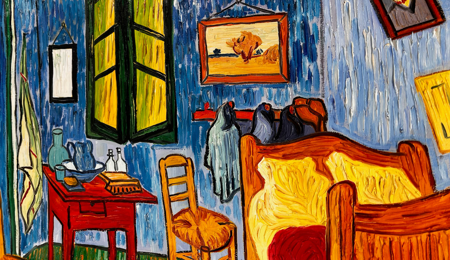 Vincent van Gogh – De Slaapkamer – Handgeschilderd postimpressionistisch olieverfschilderij op canvas (72 × 60 cm)