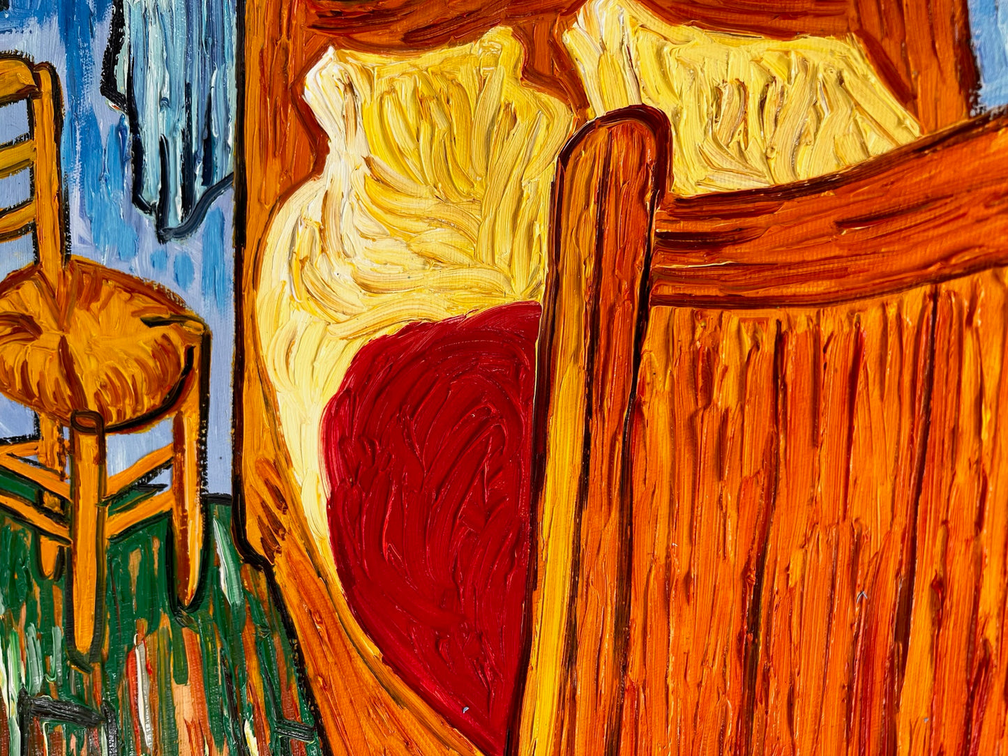 Vincent van Gogh – De Slaapkamer – Handgeschilderd postimpressionistisch olieverfschilderij op canvas (72 × 60 cm)