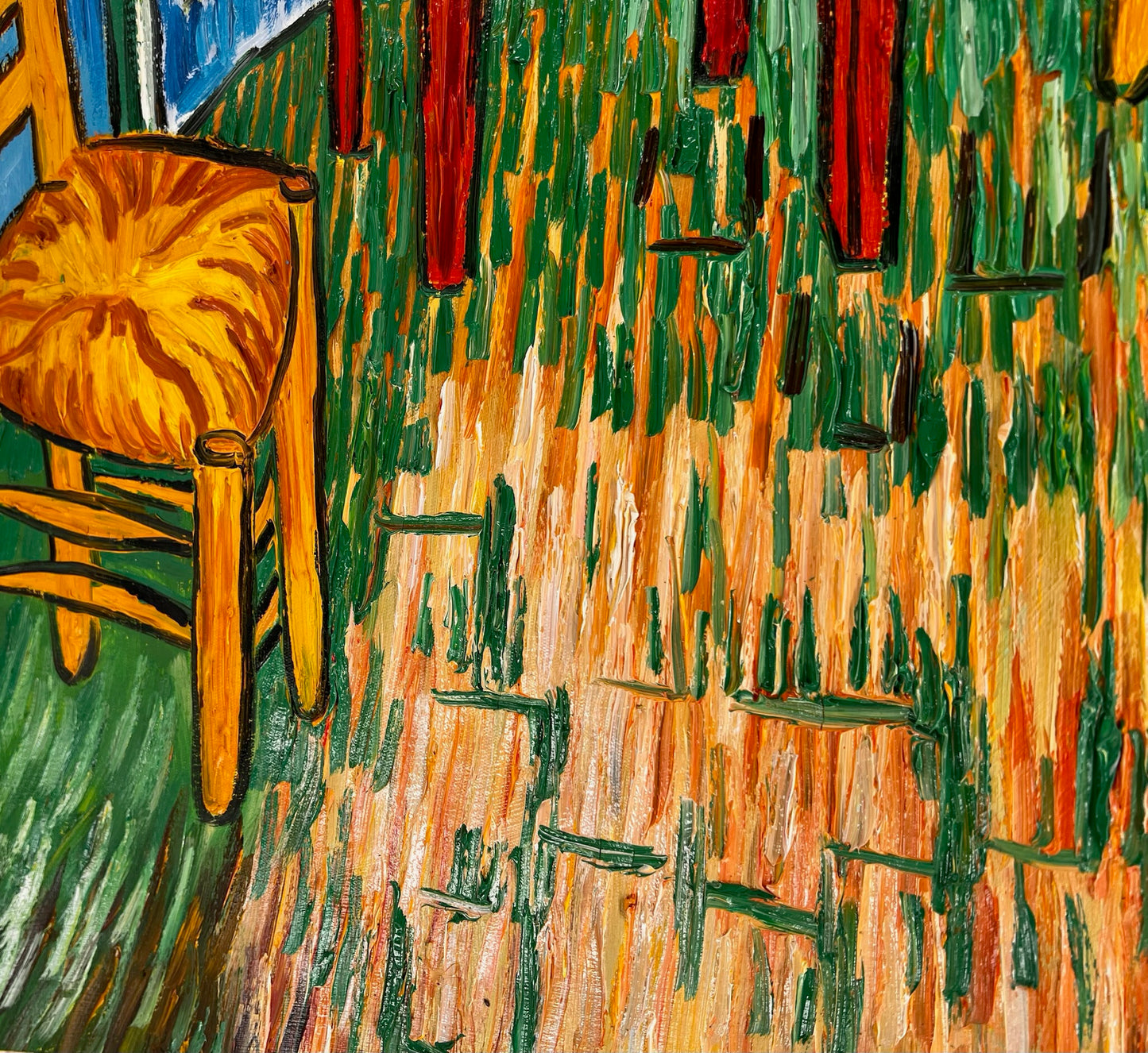 Vincent van Gogh – De Slaapkamer – Handgeschilderd postimpressionistisch olieverfschilderij op canvas (72 × 60 cm)