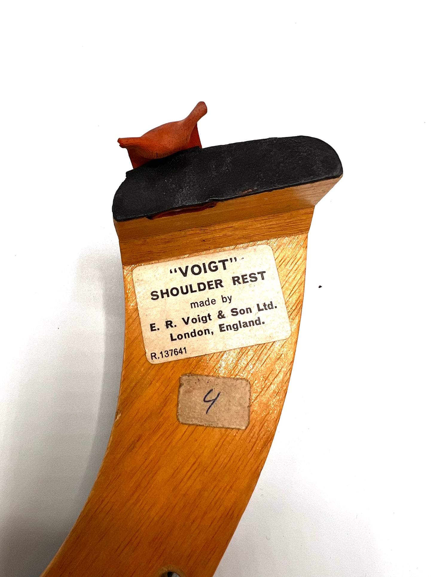 Voigt Shoulder Rest - Vintage Wooden Shoulder Rest