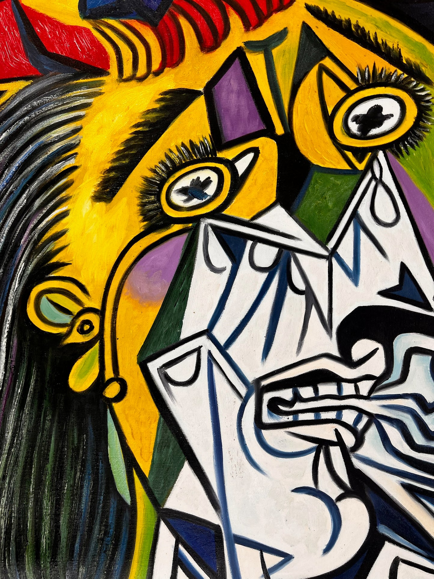Picasso - De wenende vrouw - (64 × 80 cm)