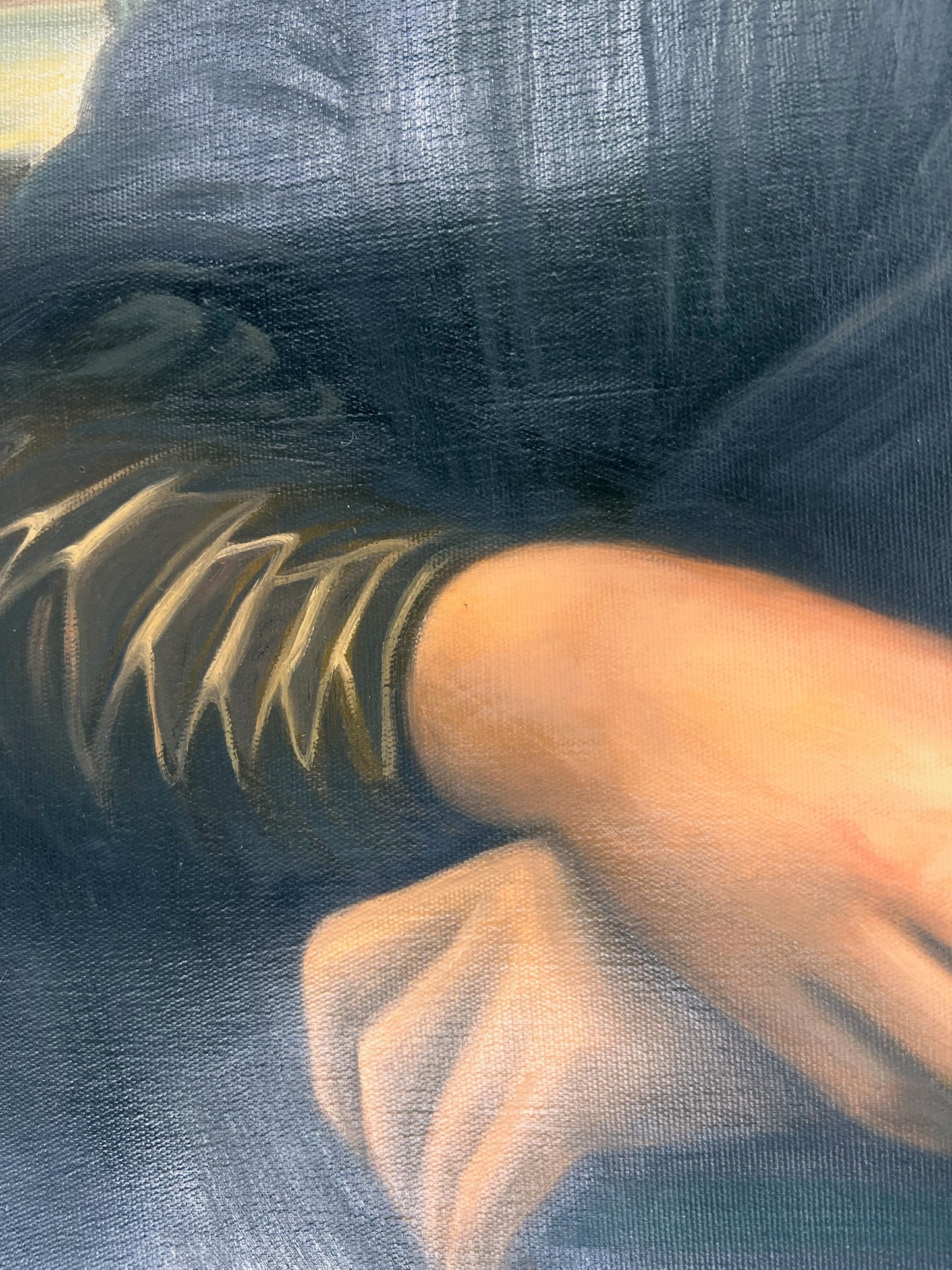 Mona Lisa – Handgeschilderd Renaissance Olieverfschilderij op Canvas (60 × 80 cm)