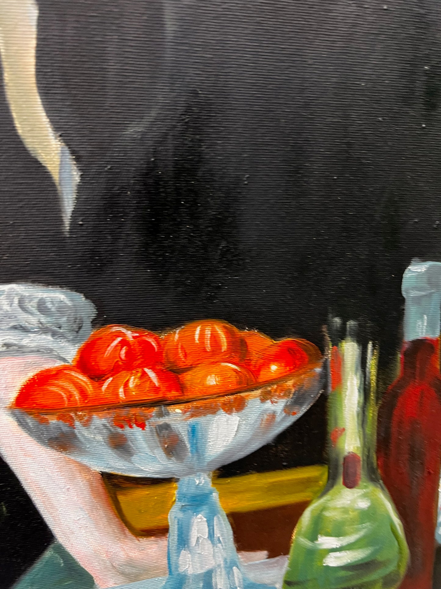Un Bar aux Folies-Bergère – Handgeschilderd Impressionistisch Olieverfschilderij op Canvas (64 × 80 cm)