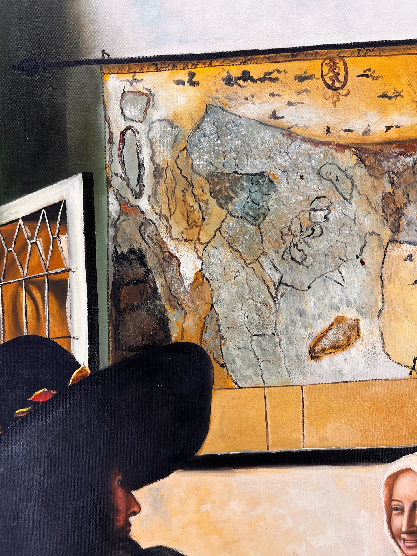 Johannes Vermeer – Soldaat en lachend meisje – Handgeschilderd Olieverf op Canvas (60 × 80 cm)