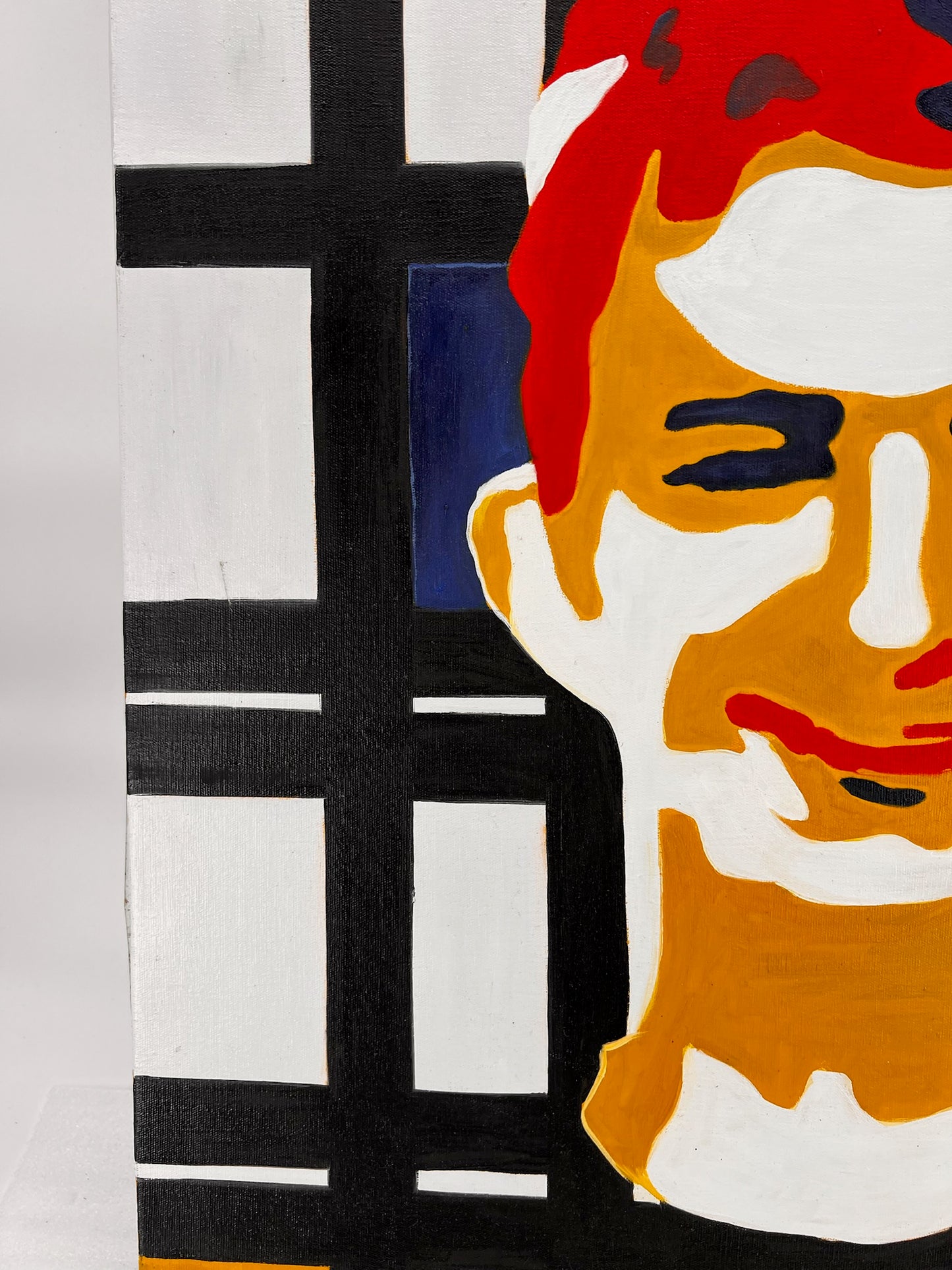 Piet Mondriaan – Manface – Handgeschilderd Abstract Olieverf op Canvas (60 × 80 cm)