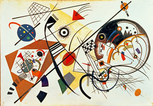Het leven en de geschiedenis van Wassily Kandinsky