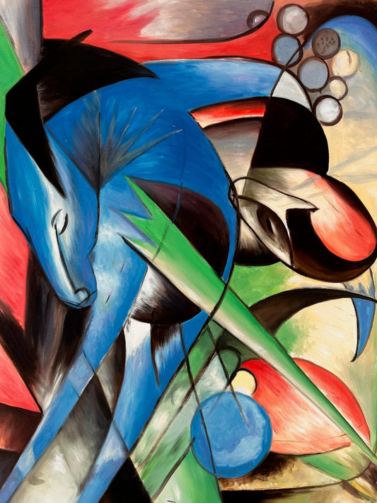 De stijl en techniek van Franz Marc