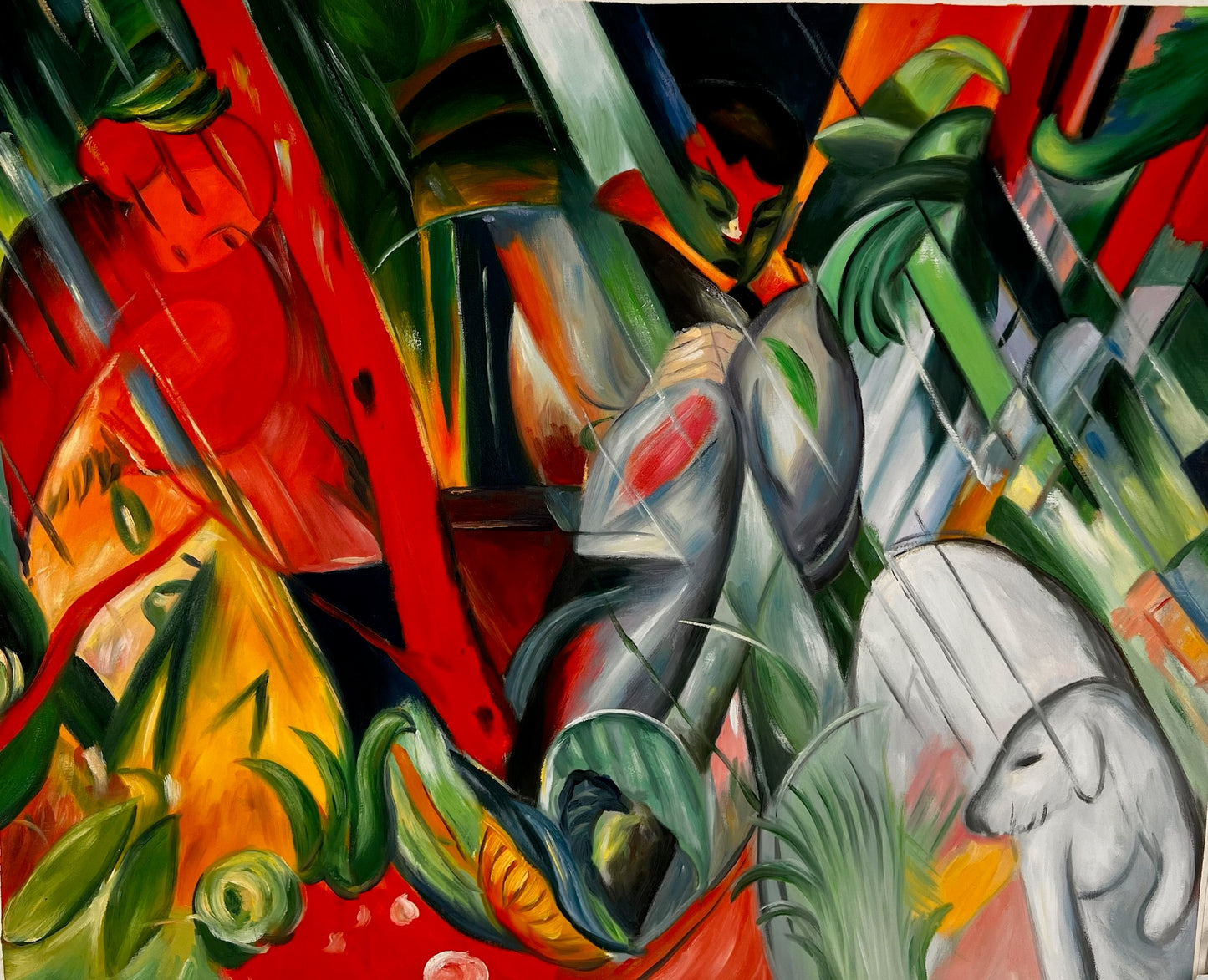 Im Regen, Franz Marc (1880–1916)