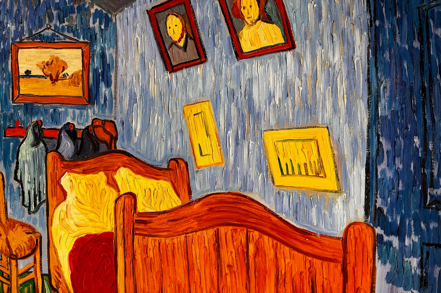 Vincent van Gogh – De Slaapkamer – Handgeschilderd postimpressionistisch olieverfschilderij op canvas (72 × 60 cm)