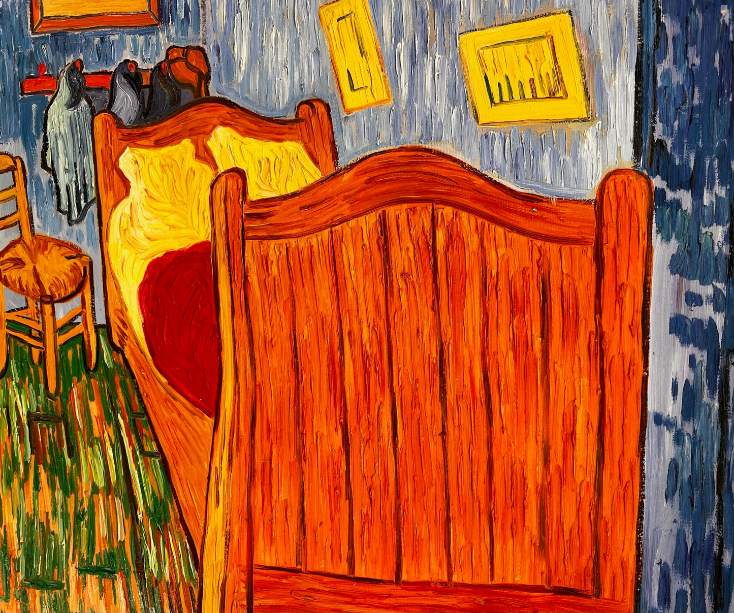 Vincent van Gogh – De Slaapkamer – Handgeschilderd postimpressionistisch olieverfschilderij op canvas (72 × 60 cm)