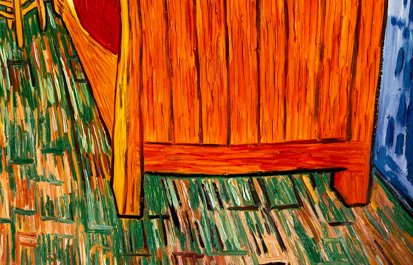 Vincent van Gogh – De Slaapkamer – Handgeschilderd postimpressionistisch olieverfschilderij op canvas (72 × 60 cm)