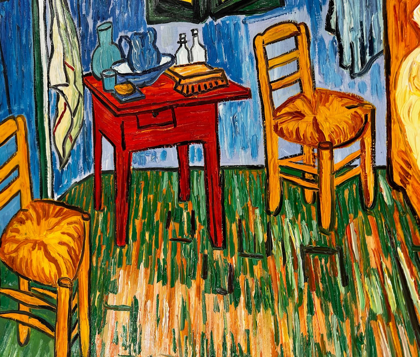 Vincent van Gogh – De Slaapkamer – Handgeschilderd postimpressionistisch olieverfschilderij op canvas (72 × 60 cm)
