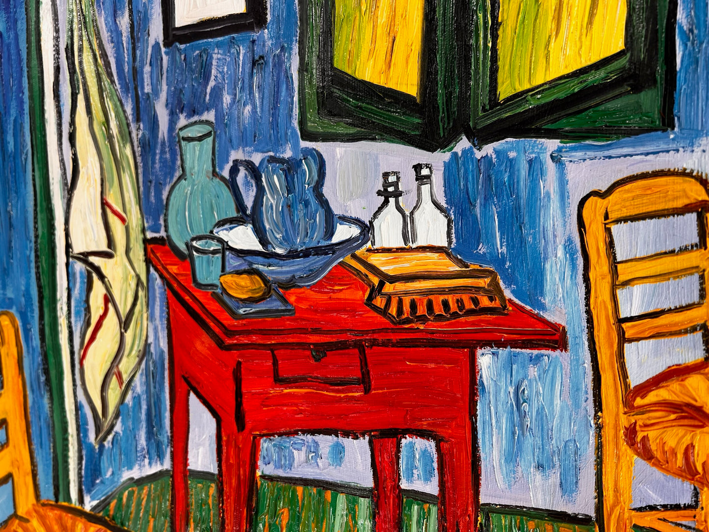 Vincent van Gogh – De Slaapkamer – Handgeschilderd postimpressionistisch olieverfschilderij op canvas (72 × 60 cm)