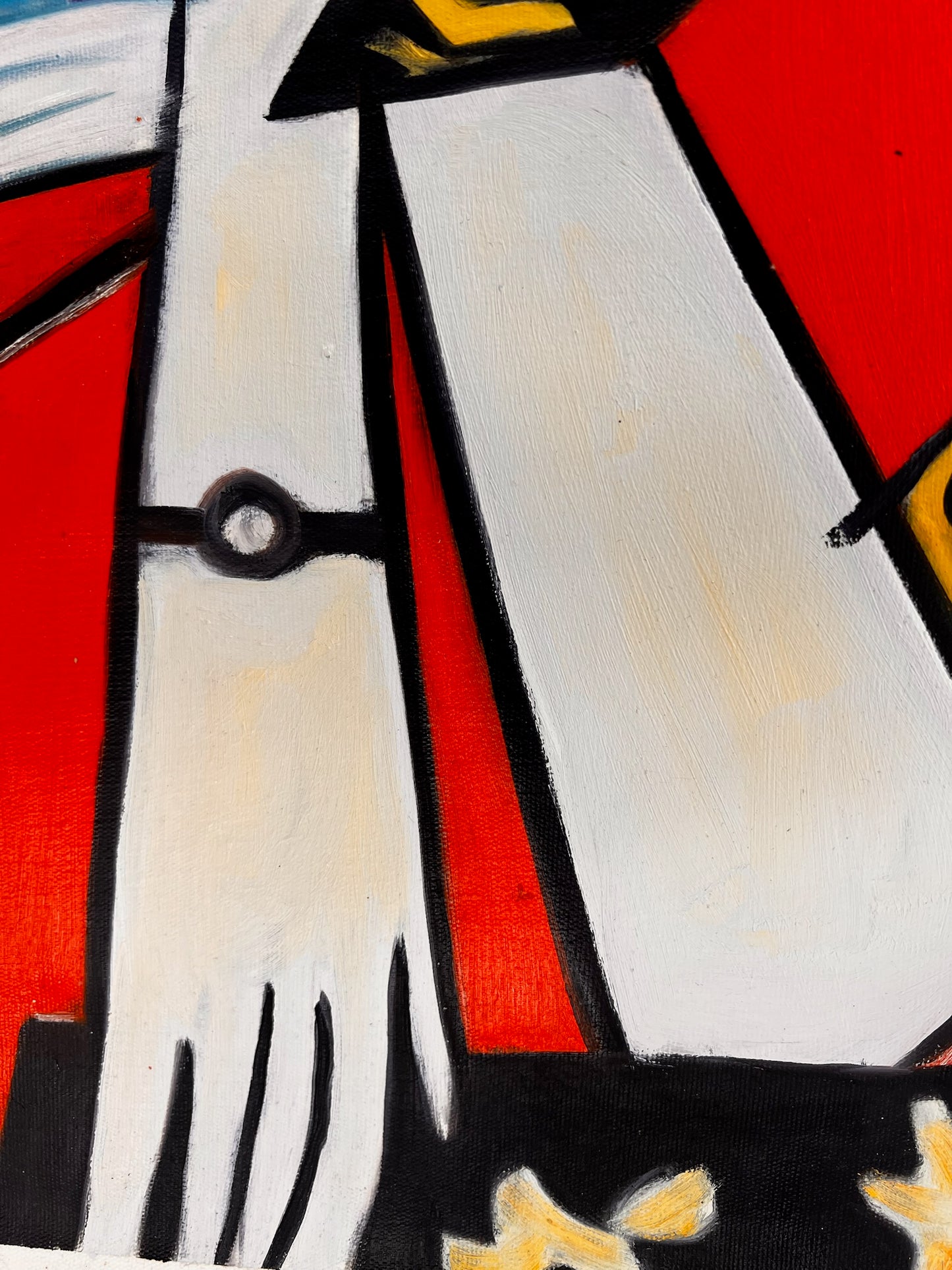Picasso - Jacqueline met bloem – Handgeschilderd