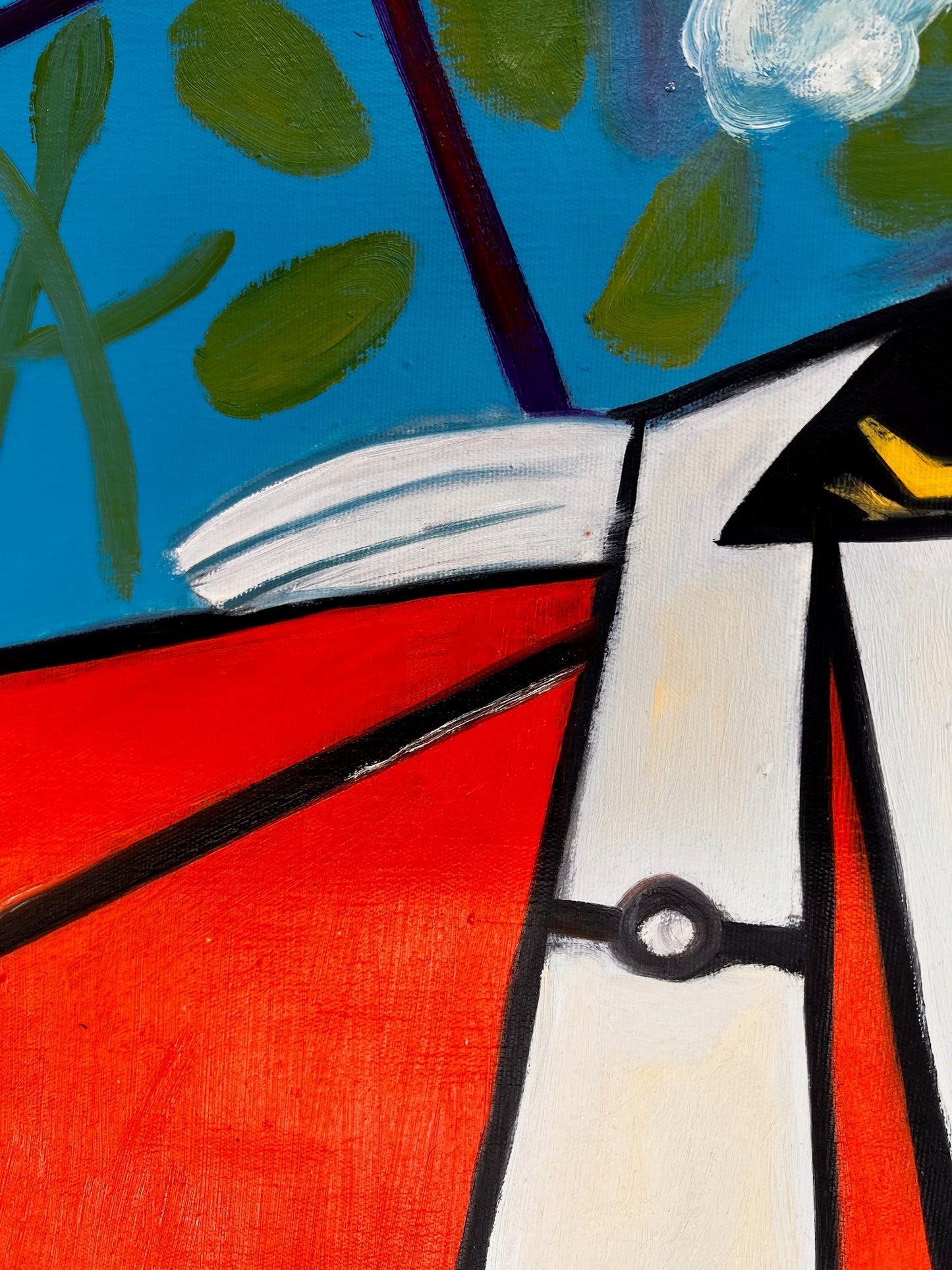 Picasso - Jacqueline met bloem – Handgeschilderd