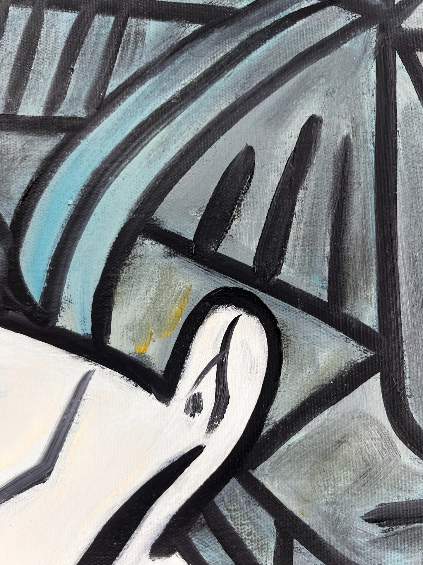Picasso - Jacqueline met bloem – Handgeschilderd