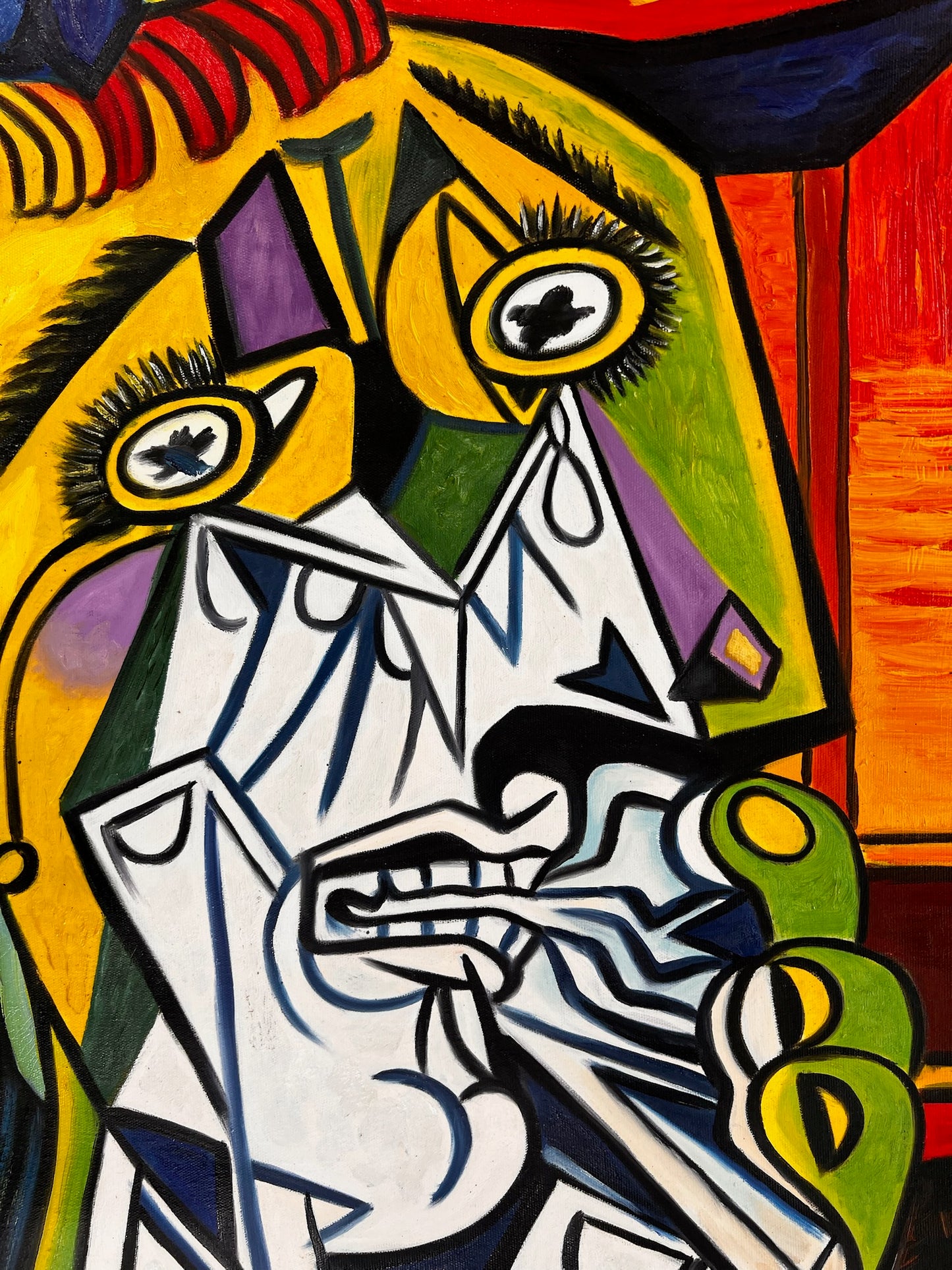 Picasso - De wenende vrouw - (64 × 80 cm)