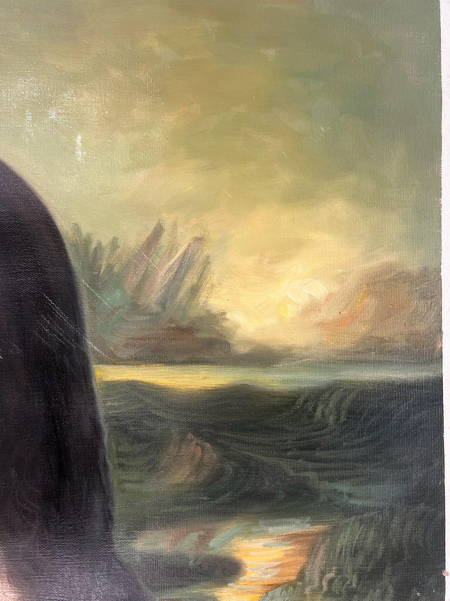 Mona Lisa – Handgeschilderd Renaissance Olieverfschilderij op Canvas (60 × 80 cm)