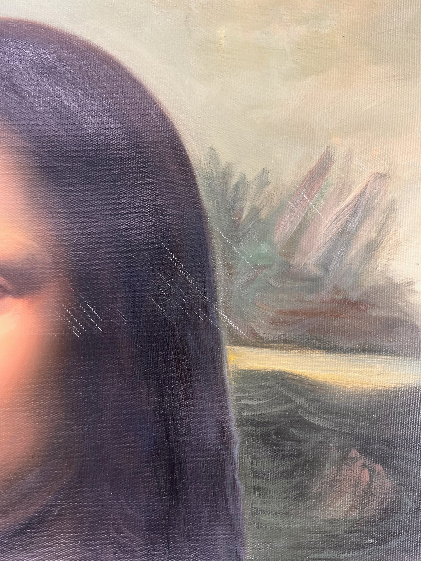 Mona Lisa – Handgeschilderd Renaissance Olieverfschilderij op Canvas (60 × 80 cm)